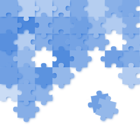 puzzle bleu